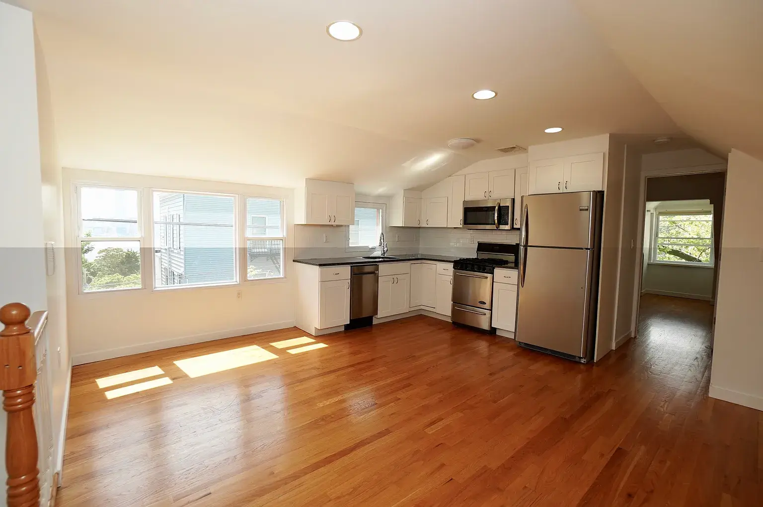 New Hardwood Flooring By The Kocher Construction Company In Weehawken New Jersey